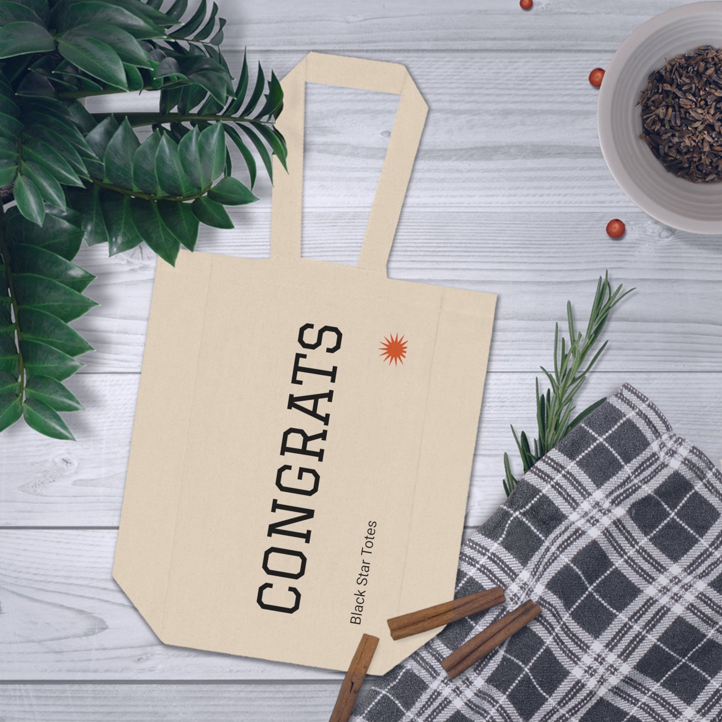 CONGRATS Double Wine Tote Bag