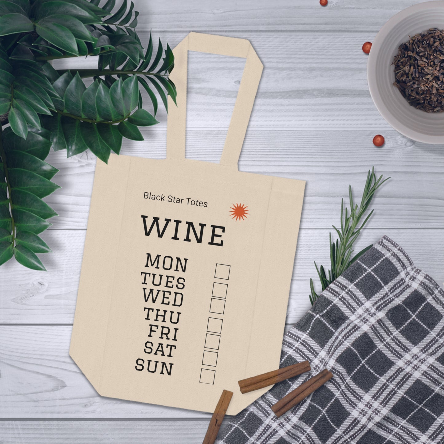 WINE DAYS Double Wine Tote Bag