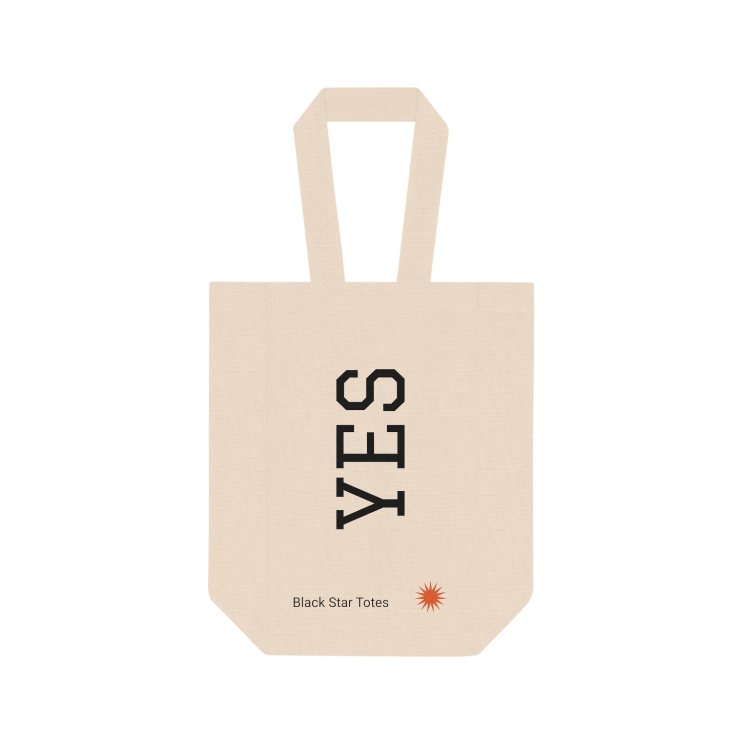 YES Double Wine Tote Bag