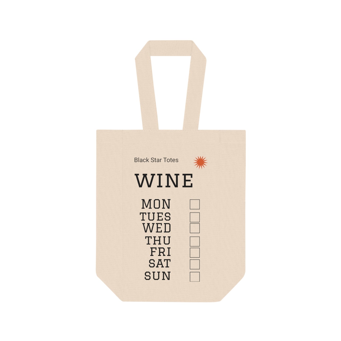 WINE DAYS Double Wine Tote Bag