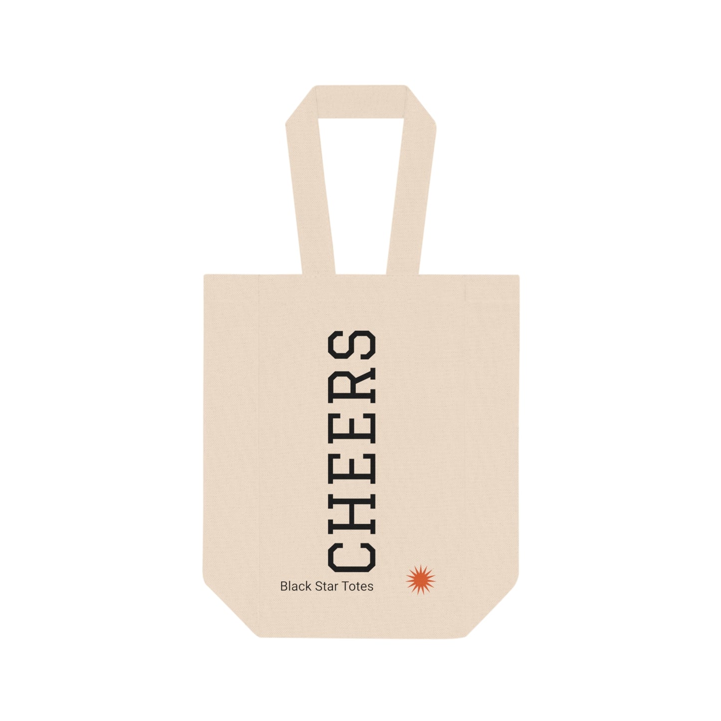 CHEERS Double Wine Tote Bag