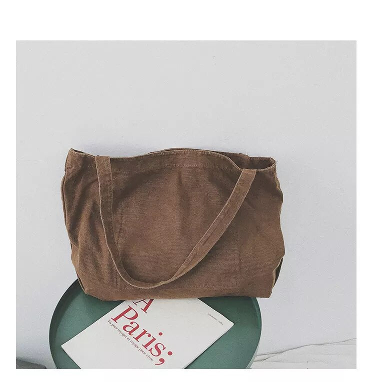 Rugged Canvas Medium Tote