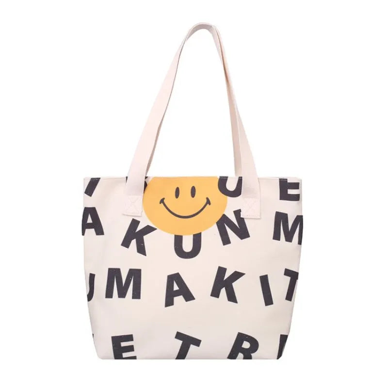 Happy Letter Jumbo Tote