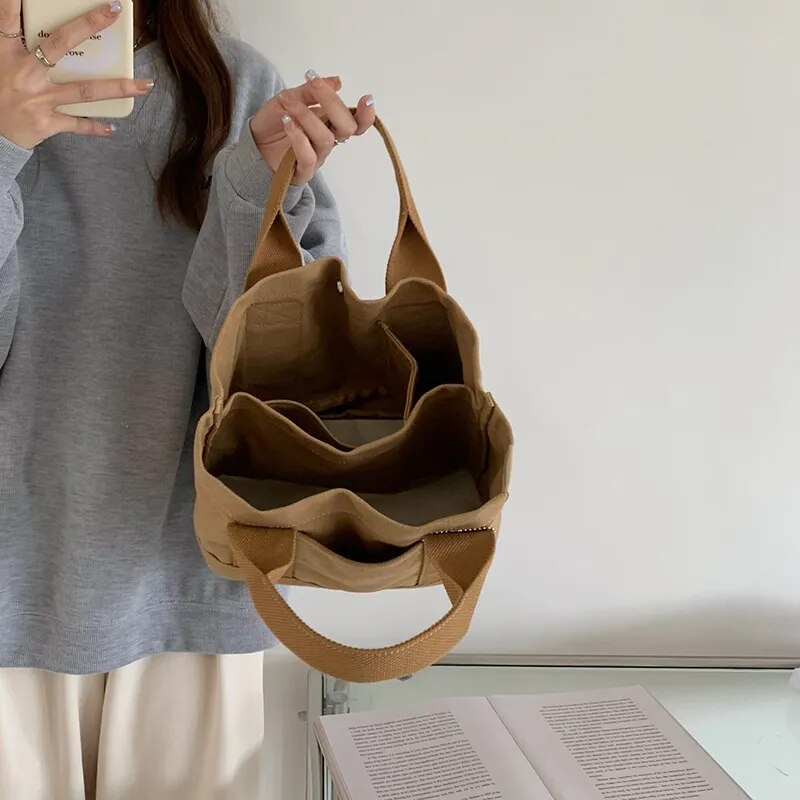 Mini Canvas Tiny Tote