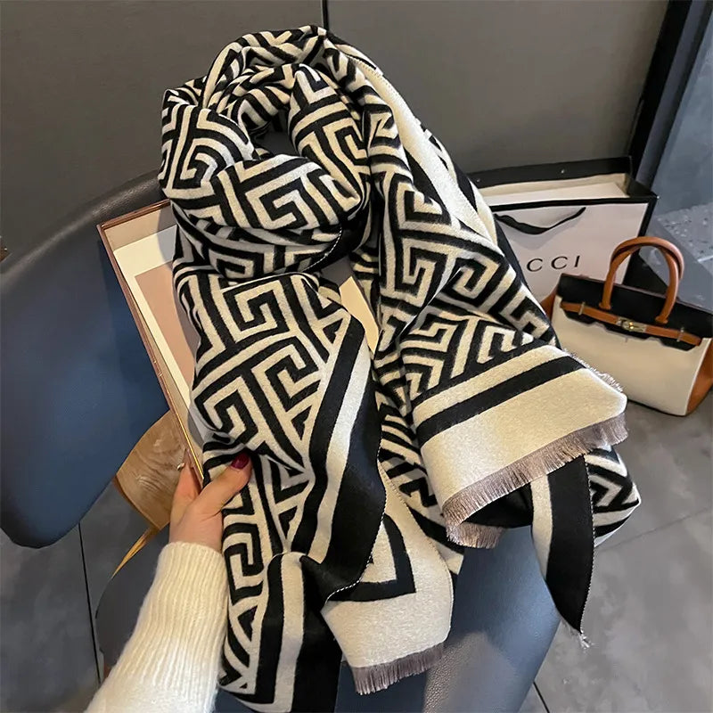 Luxe Double Sided Cashmello Shawl