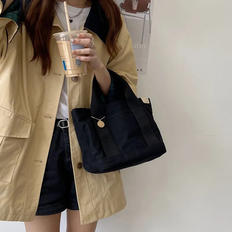 Mini Canvas Tiny Tote