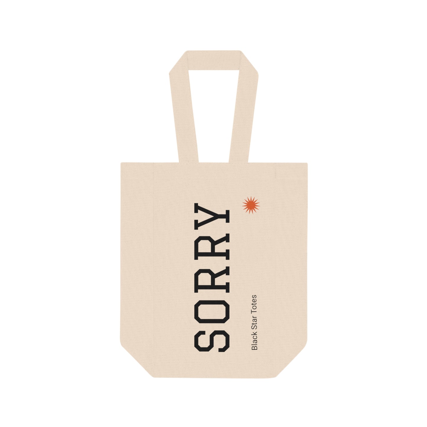 SORRY Double Wine Tote Bag