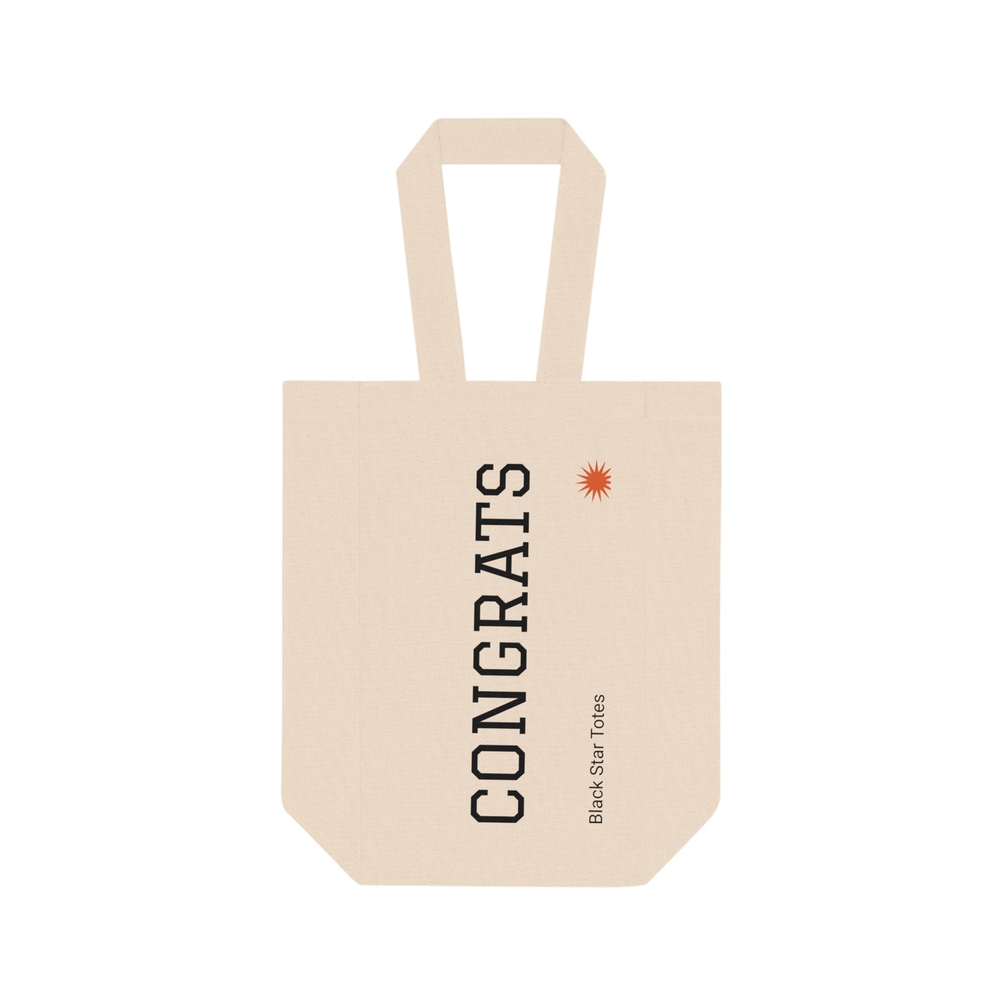 CONGRATS Double Wine Tote Bag